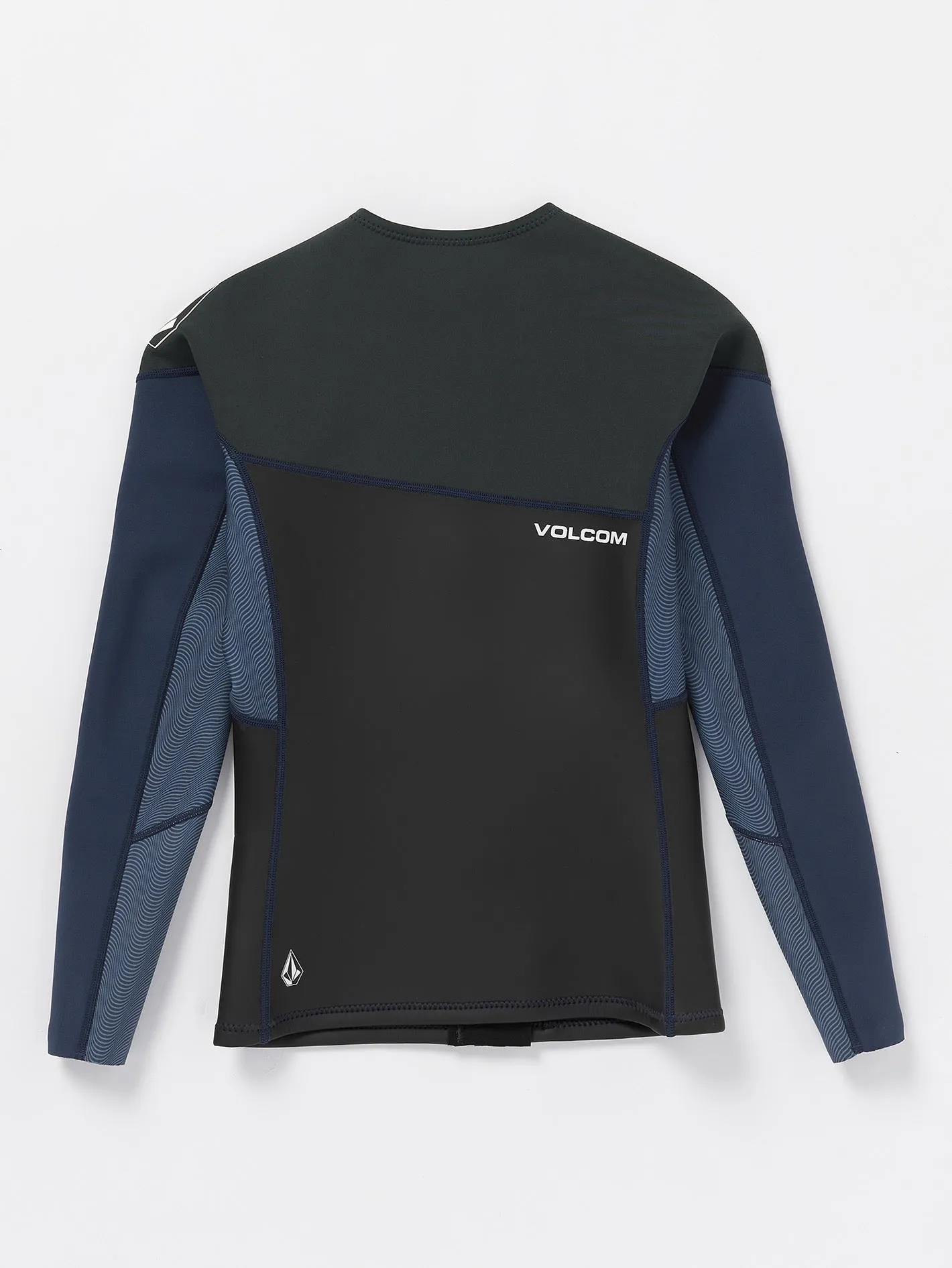1.5Mm Front Zip Neoprene Top - Charcoal
