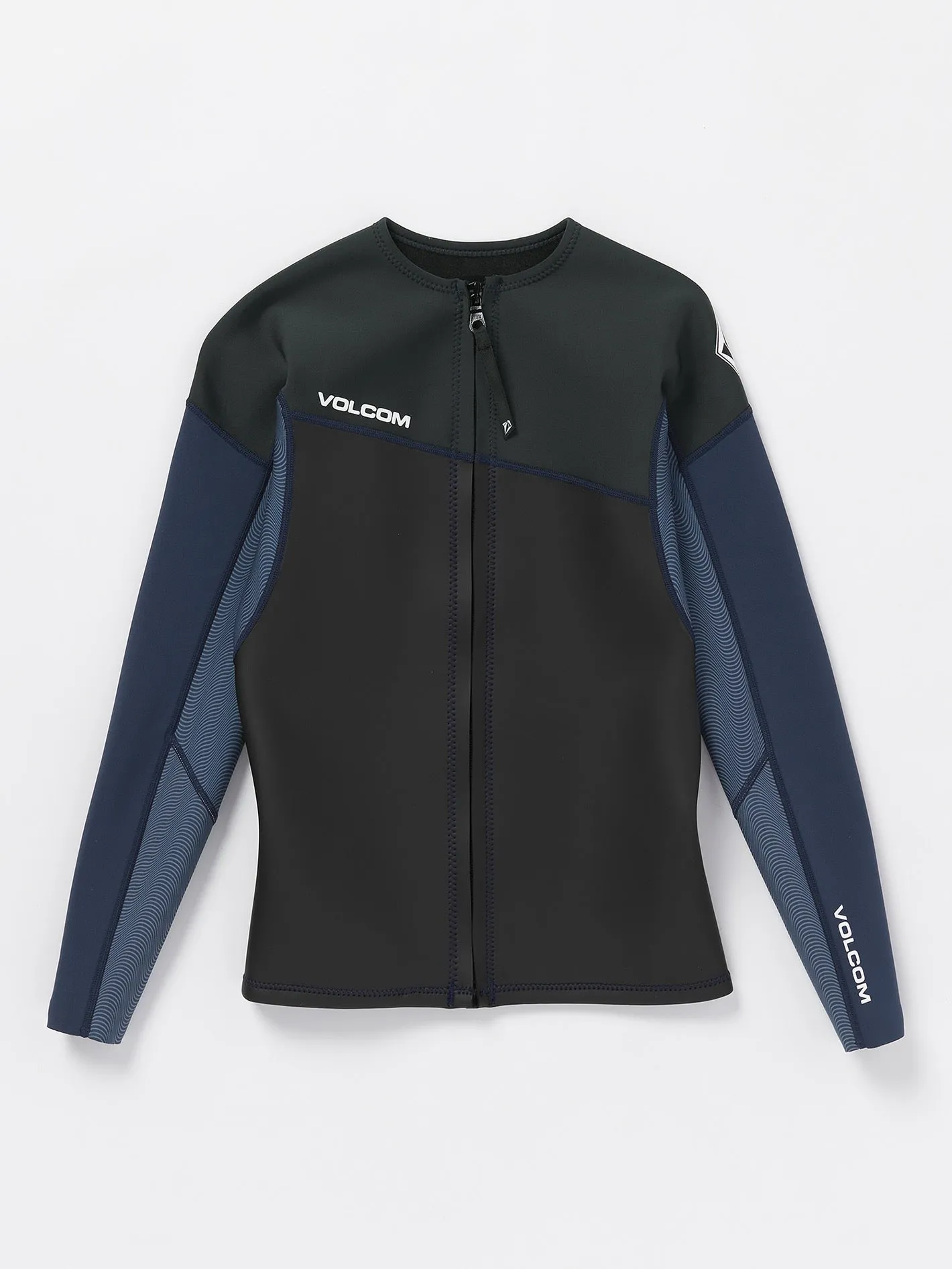 1.5Mm Front Zip Neoprene Top - Charcoal