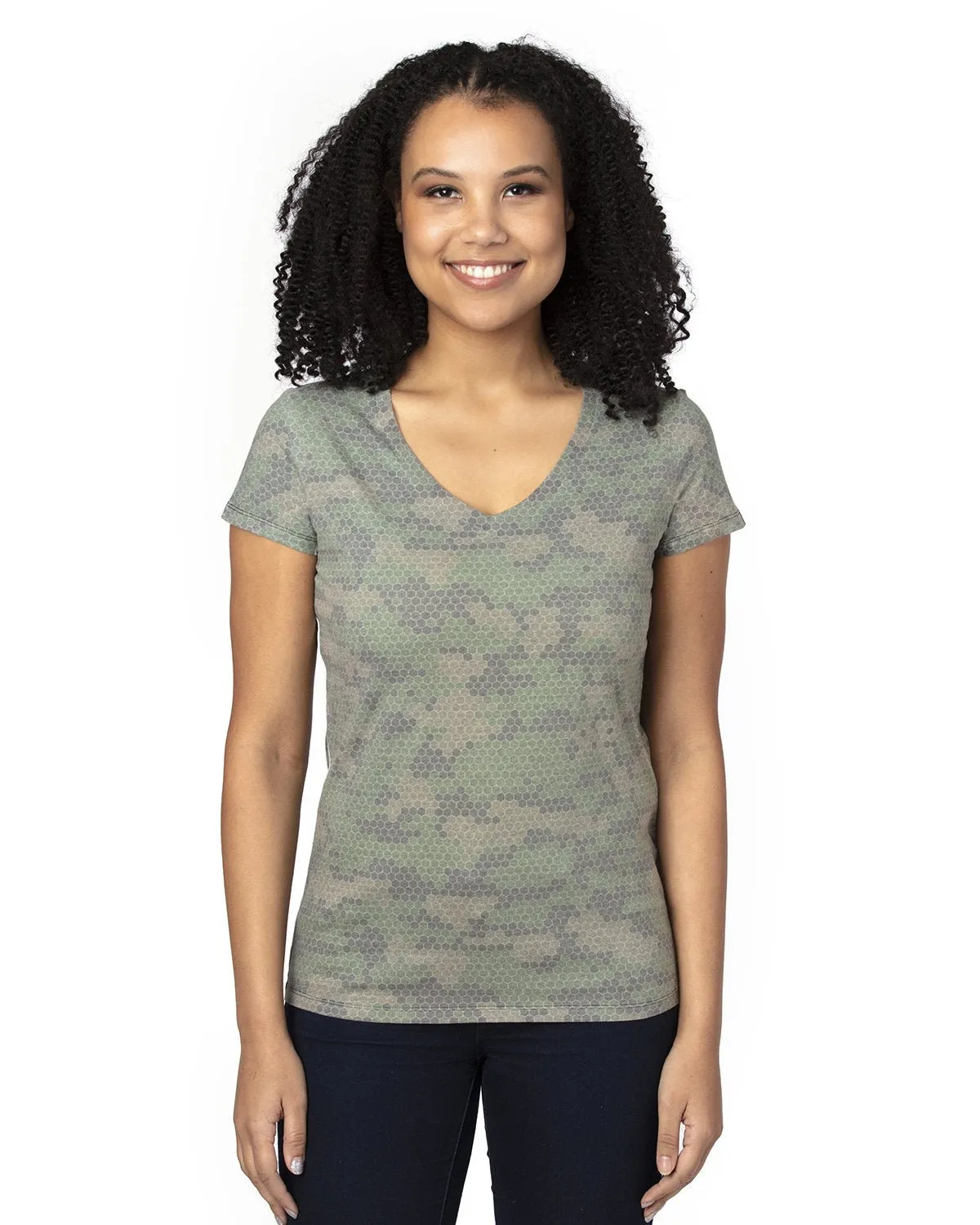 200RV-Threadfast Apparel-GREEN HEX CAMO