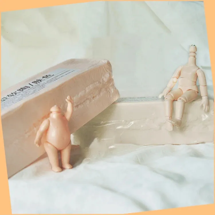 500g Professional Soft Clay Oven Bake Polymer Clay DIY Handmade Prototype Material Sculpture Soil Ceramic Doll Clay