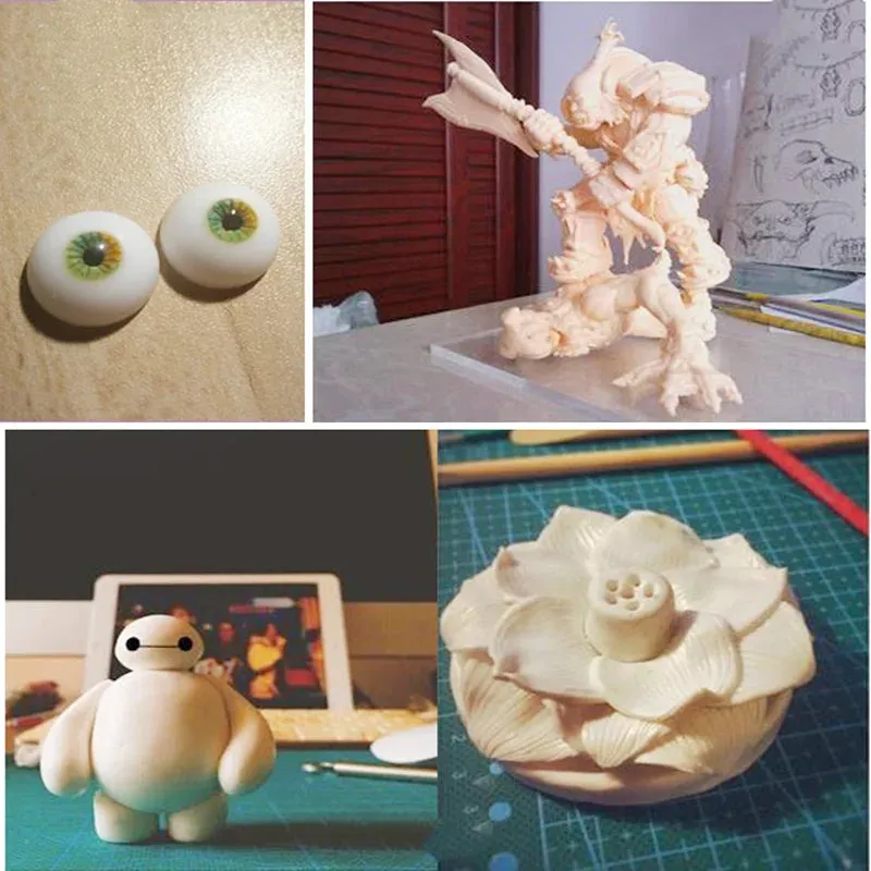 500g Professional Soft Clay Oven Bake Polymer Clay DIY Handmade Prototype Material Sculpture Soil Ceramic Doll Clay