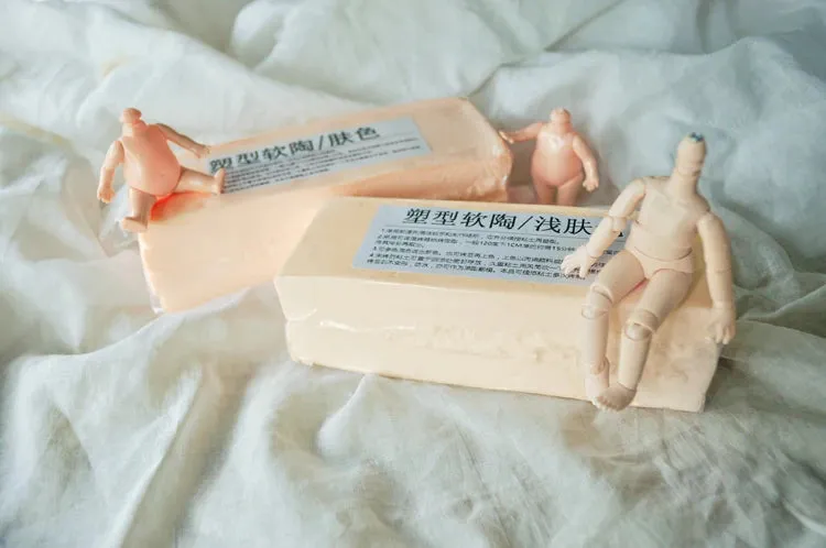 500g Professional Soft Clay Oven Bake Polymer Clay DIY Handmade Prototype Material Sculpture Soil Ceramic Doll Clay