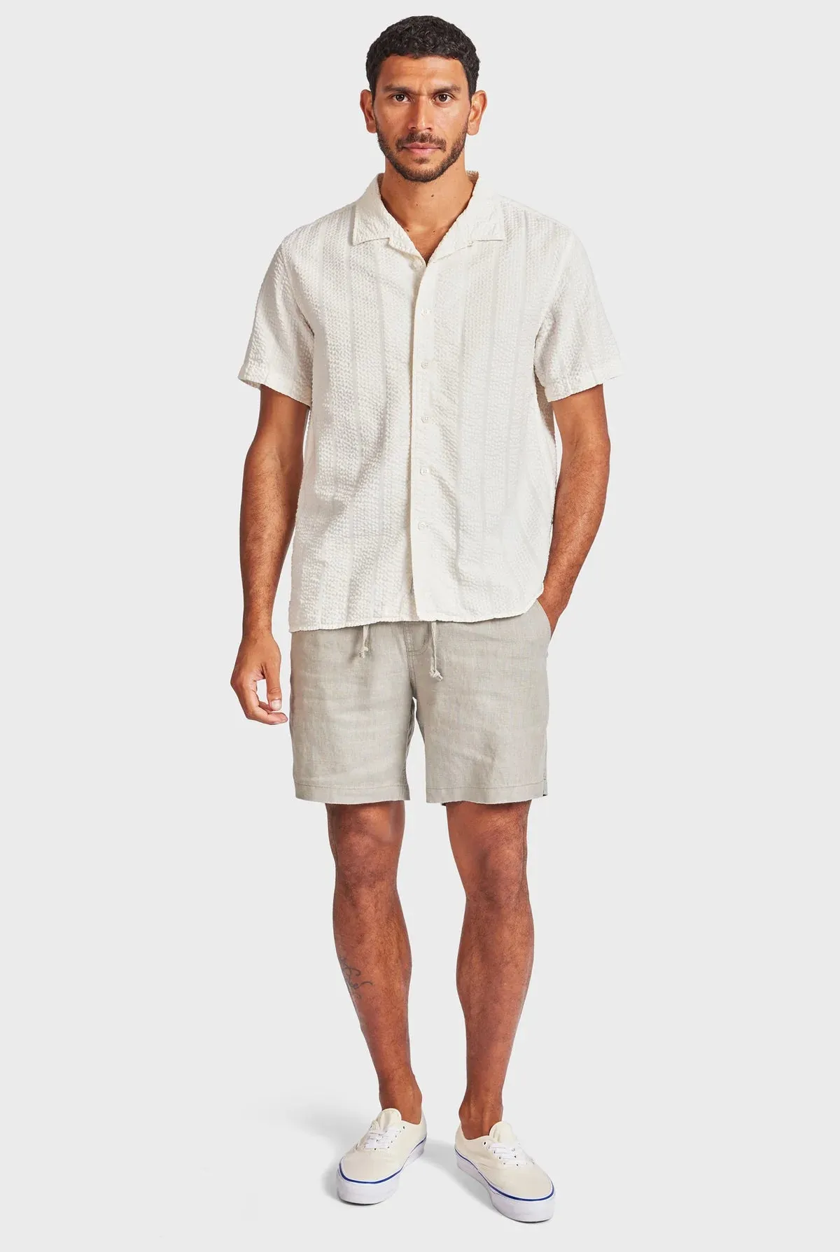 ACADEMY BRAND - Riviera Linen Short Desert Sage