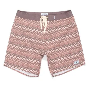 Afends Mens Easyrider - Crochet - Fixed Waist Board Short