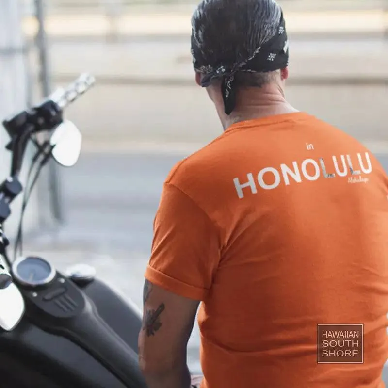 Aloha Days Surf in Honolulu Made in Hawaii XS-XL Orange Color