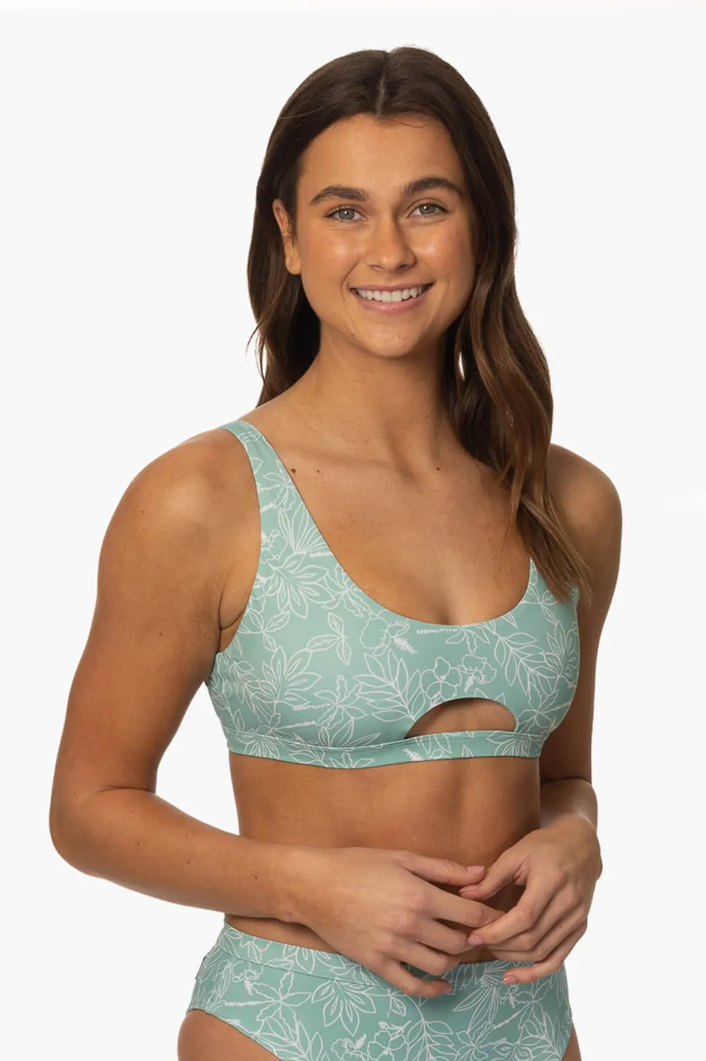 Amelia Bikini Top - Del Mar