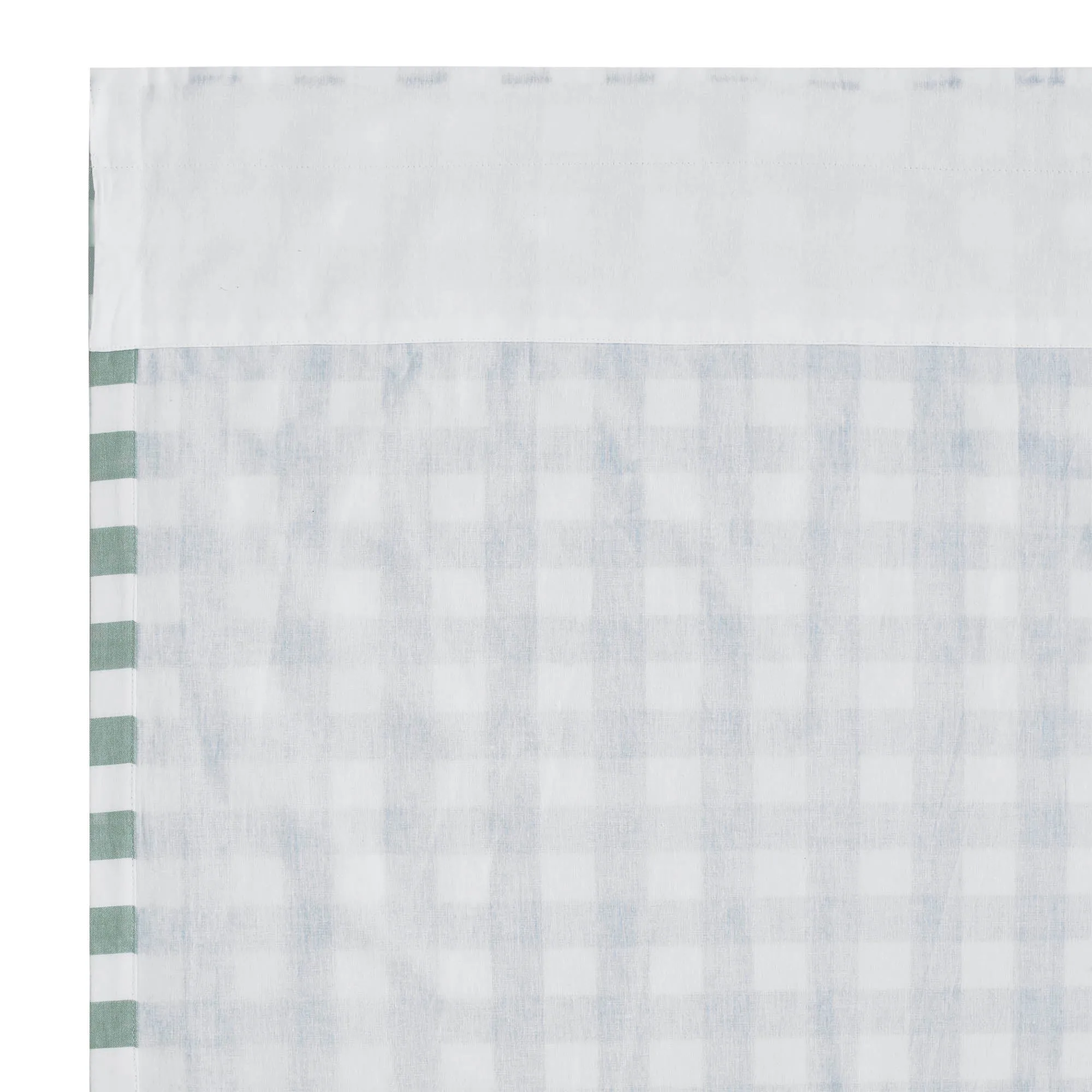Annie Buffalo Green Check Panel Set of 2 84x40
