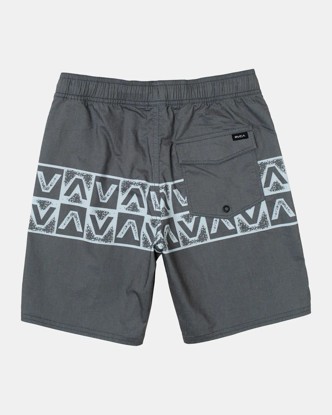 Boys Barnes Elastic Waist 16" Boardshorts - Black Band