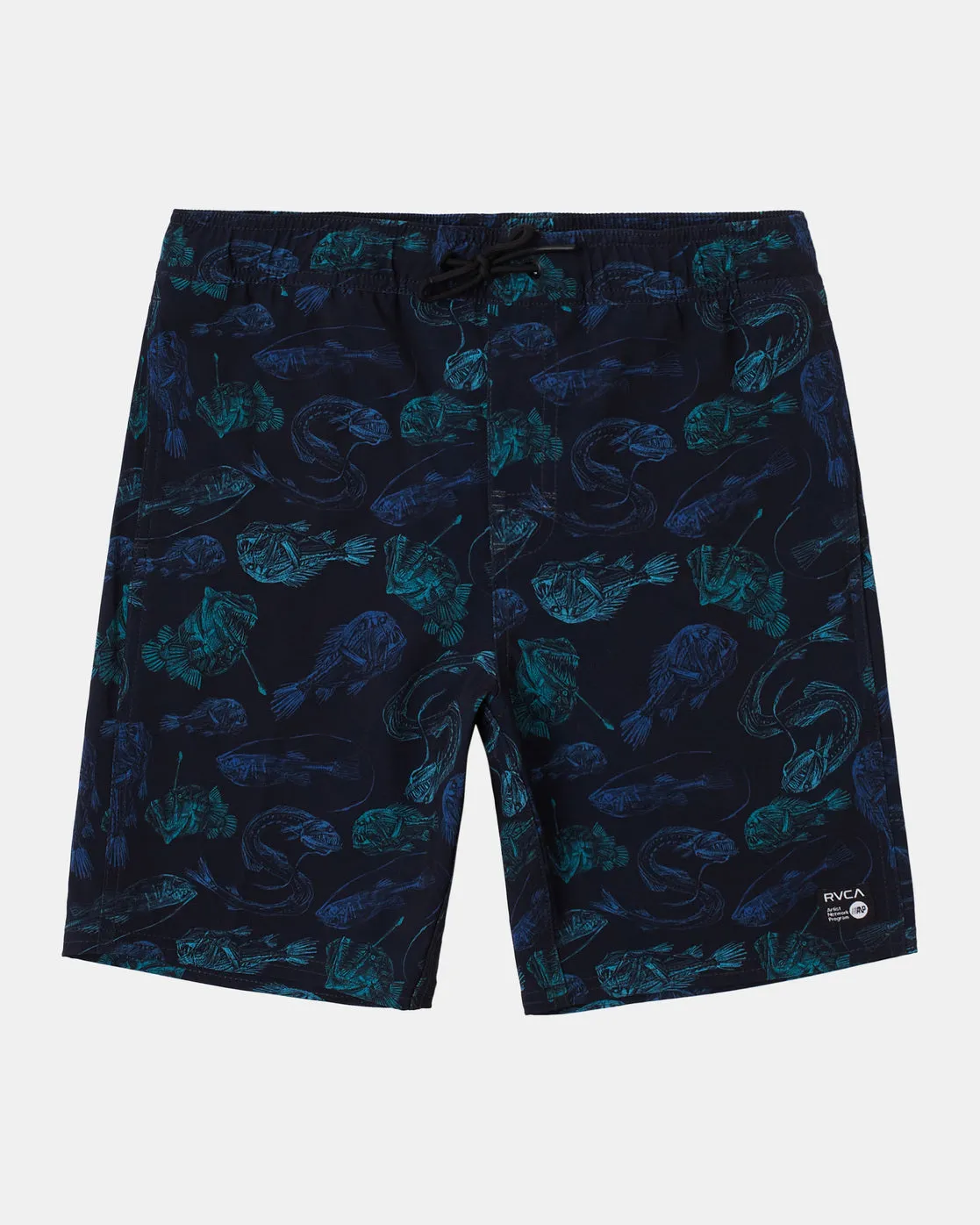Boys Va Elastic Waist 16" Boardshorts - Dark Blue