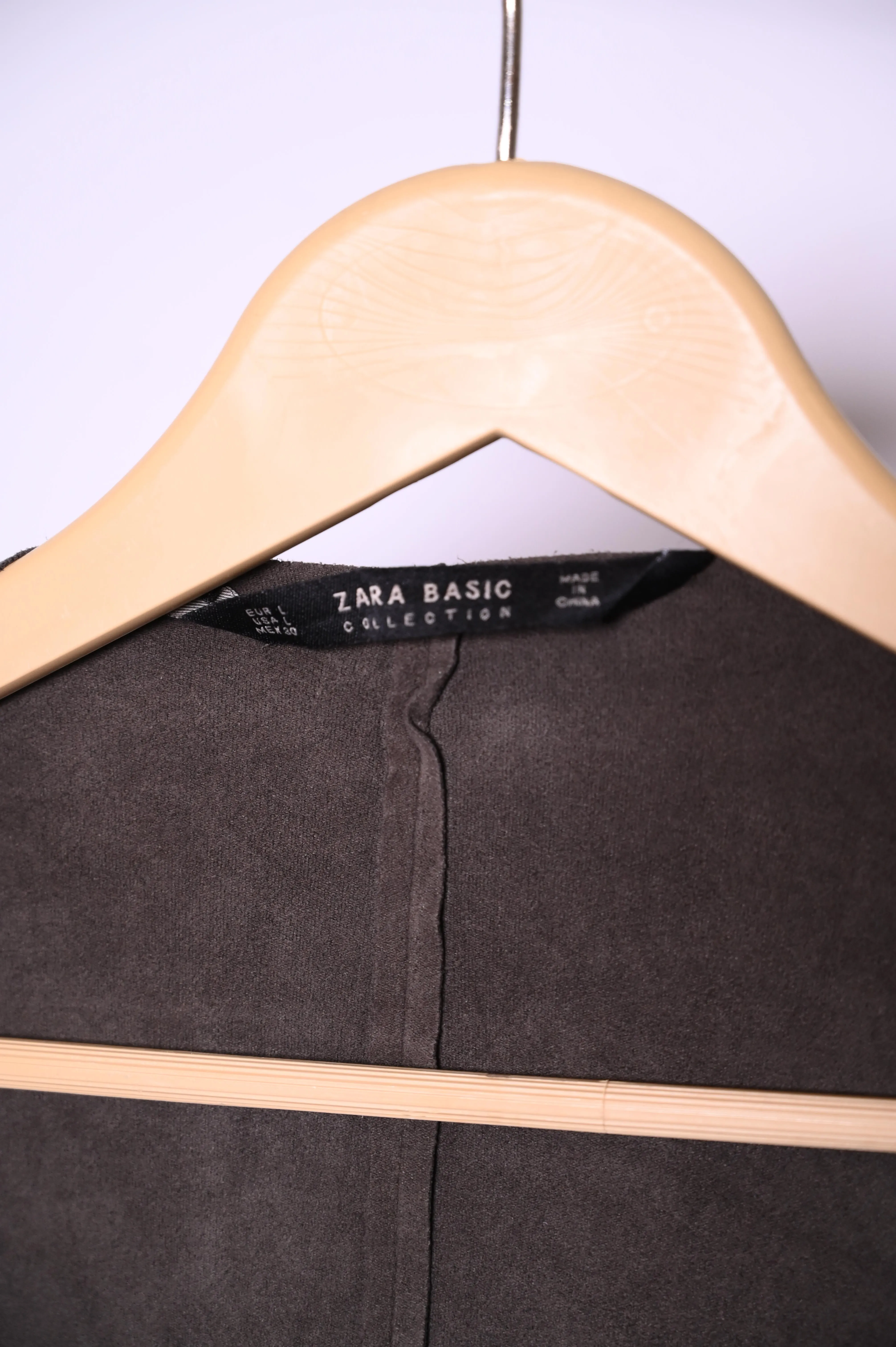 Brown Polyester Shrug By Zara