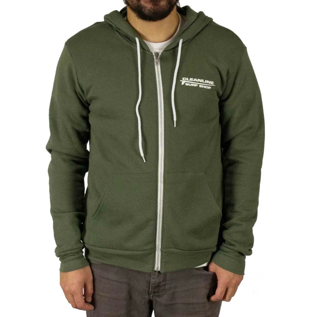 Cleanline Longboard Zip Hoodie
