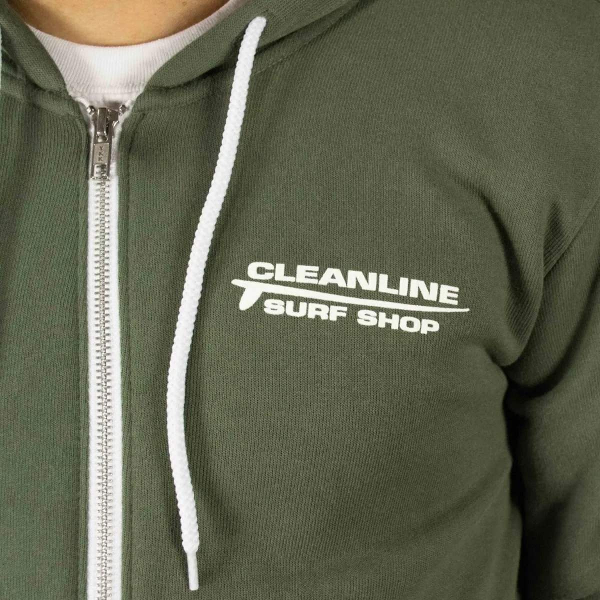 Cleanline Longboard Zip Hoodie