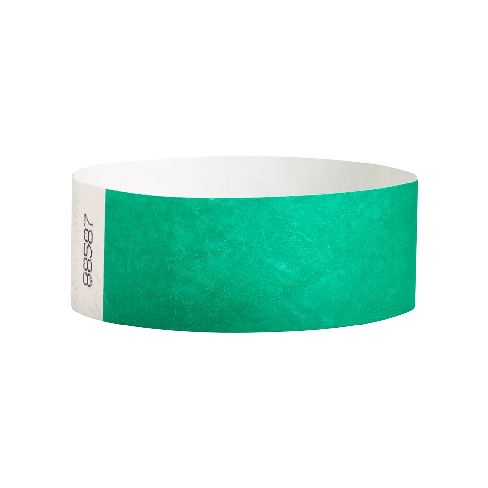 Custom 1" Tyvek Alternative Solid Color Wristbands