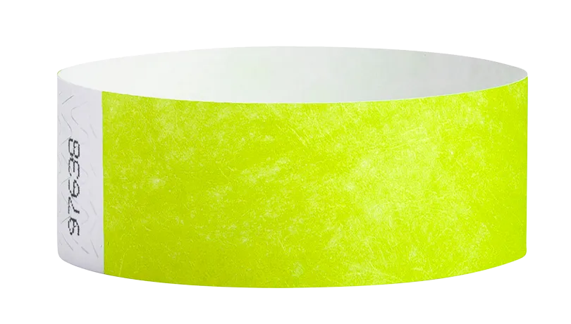 Custom 1" Tyvek Alternative Solid Color Wristbands