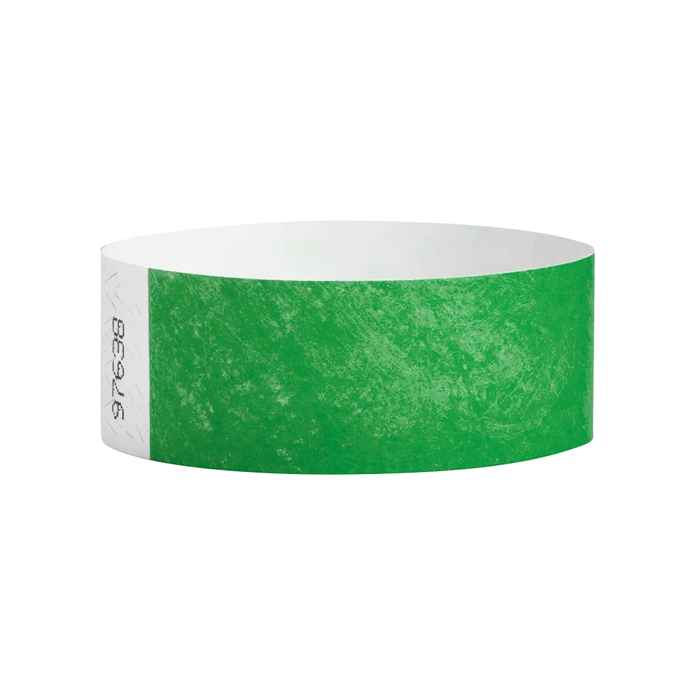 Custom 1" Tyvek Alternative Solid Color Wristbands