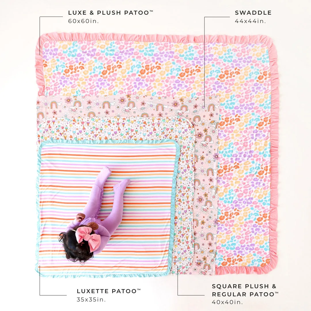 Disney Tropical Stitch Luxette Cuddle Patoo® Blanket