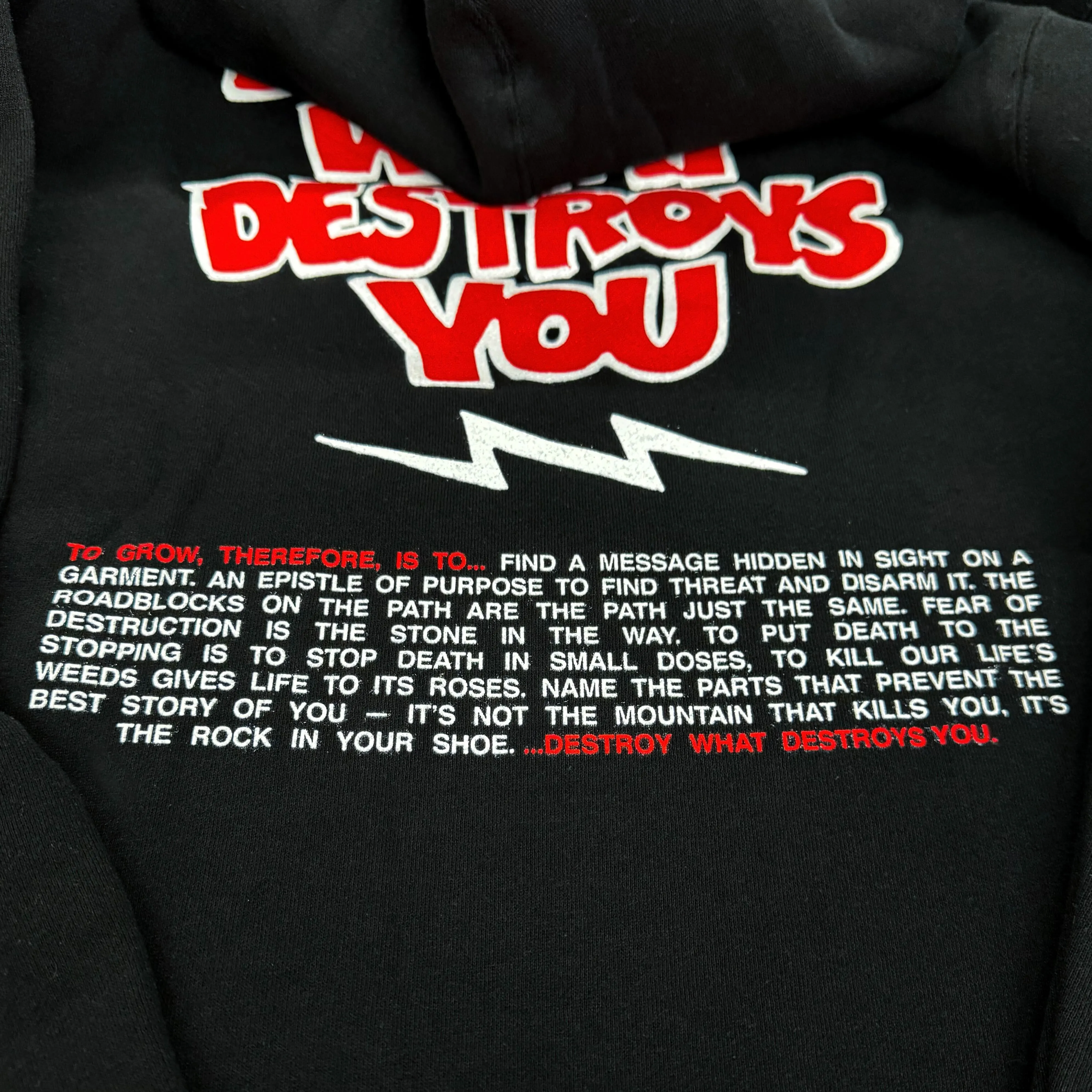 Don't Lose, Heart Hoodie Black