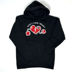 Don't Lose, Heart Hoodie Black
