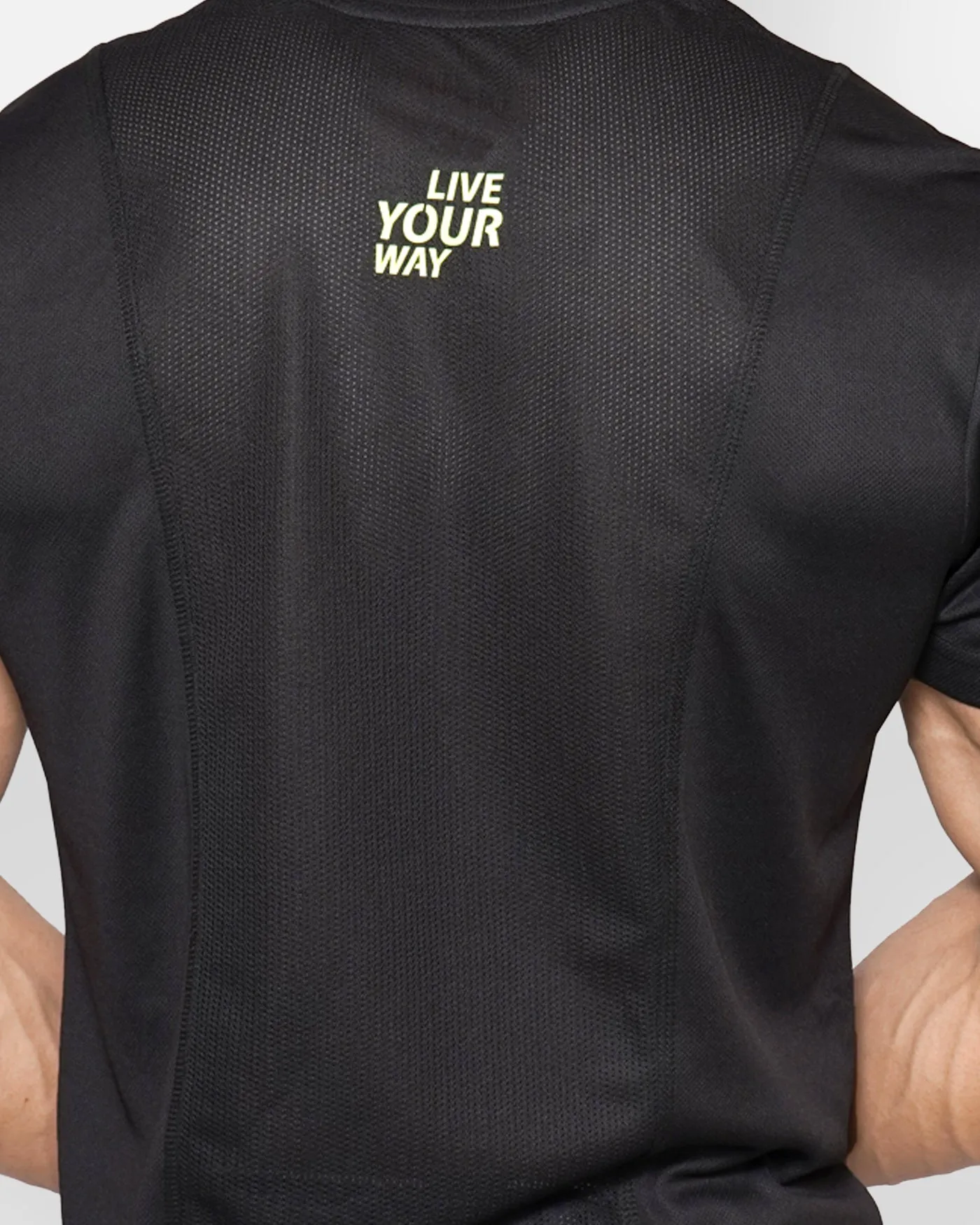 DriDOT T Shirt Apparel Men Back Venta Neon Black Neon Yellow RWM2042