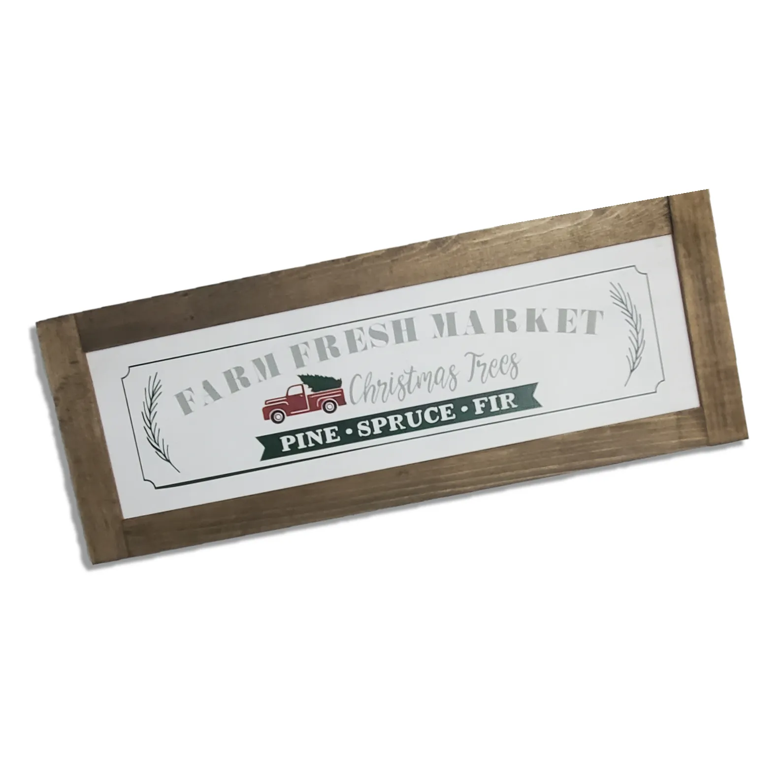 Farm Fresh Christmas Trees Sign | Farmhouse Style | 2 Feet Long