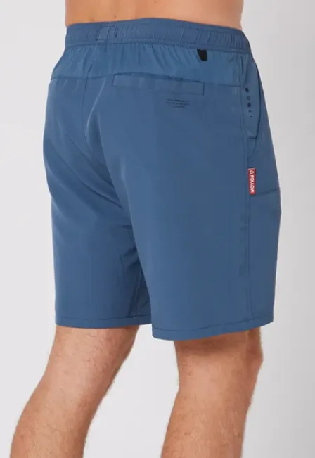 Follow All Day Shorts | Slate Blue