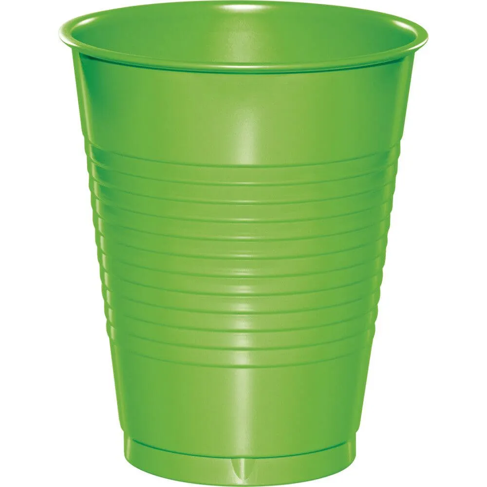 Fresh Lime Plastic Cups 16oz 20ct,