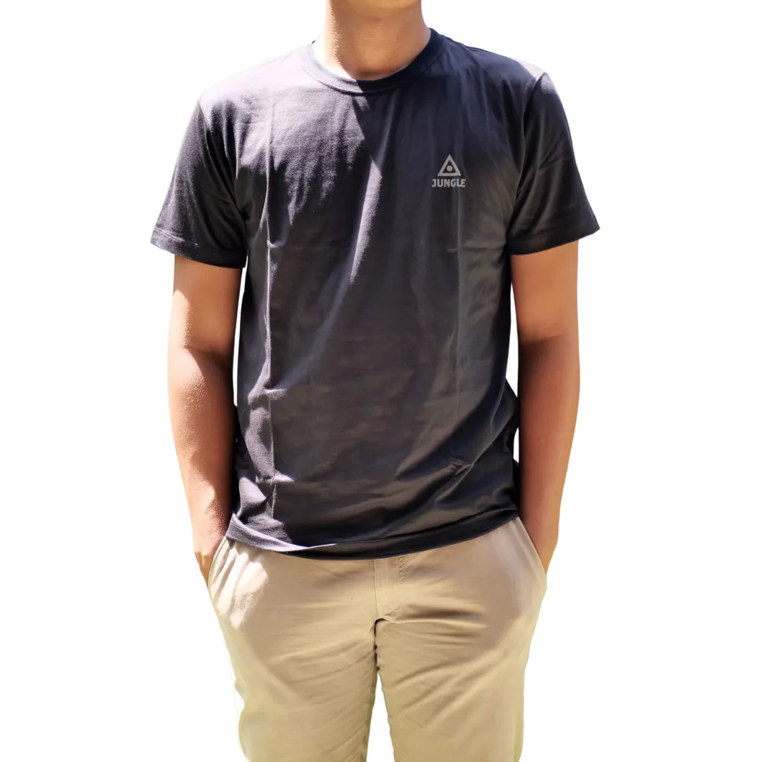 Jungle Corpo Side Tee - Man Black