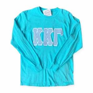 KAPPA KAPPA GAMMA DOUBLE APPLIQUE LONG SLEEVE