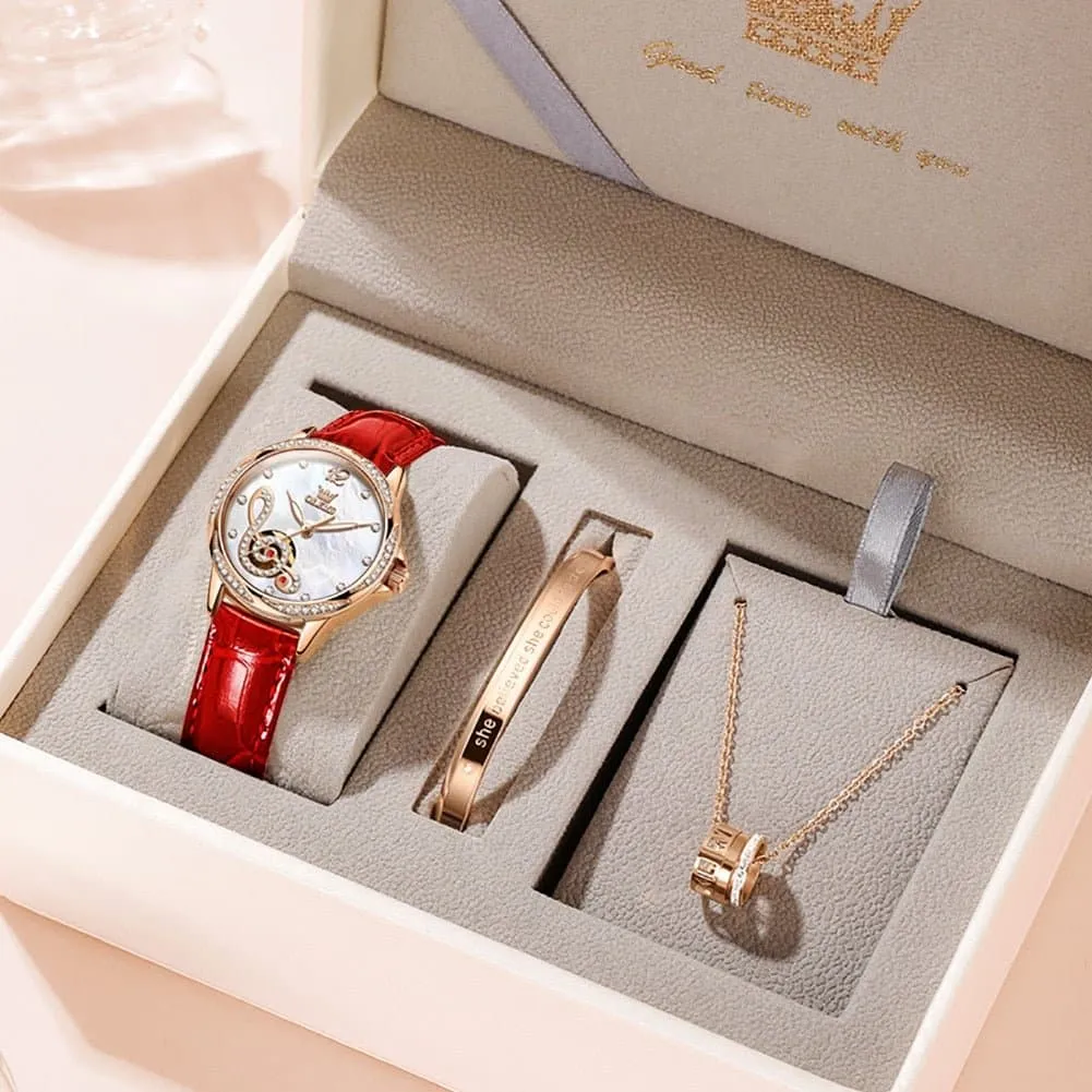 Ladies Watches Bracelet Gift Set