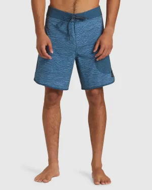 Mens Scallop Blank Canvas 18" Boardshorts