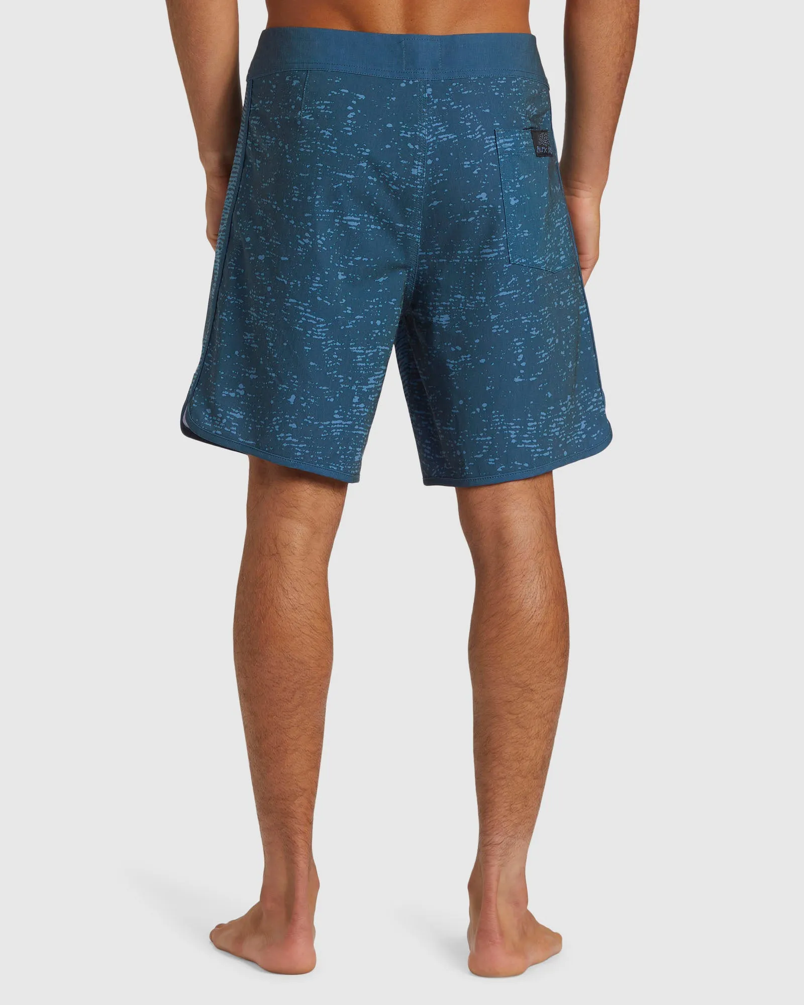 Mens Scallop Blank Canvas 18" Boardshorts