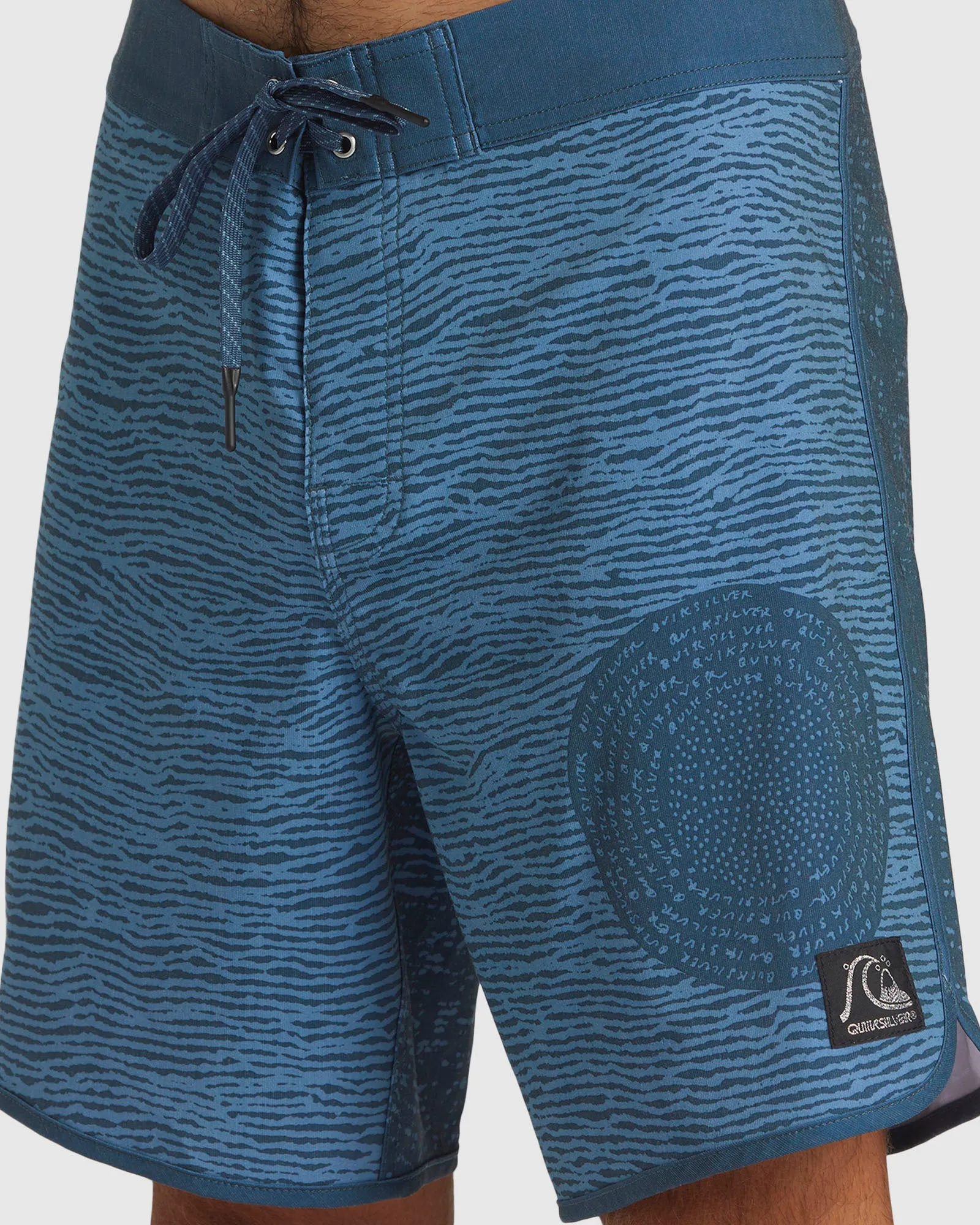 Mens Scallop Blank Canvas 18" Boardshorts