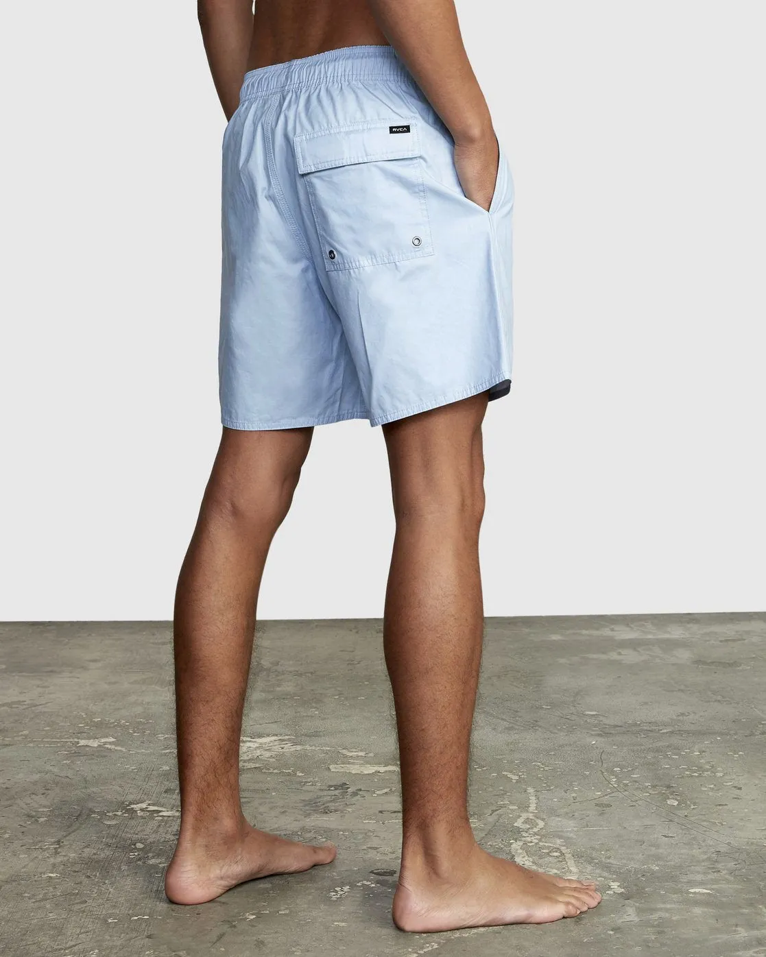 Opposites Elastic 17" Boardshorts - Pale Blue