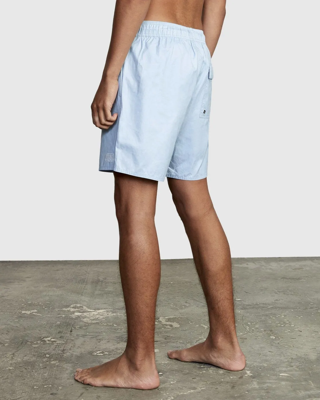 Opposites Elastic 17" Boardshorts - Pale Blue