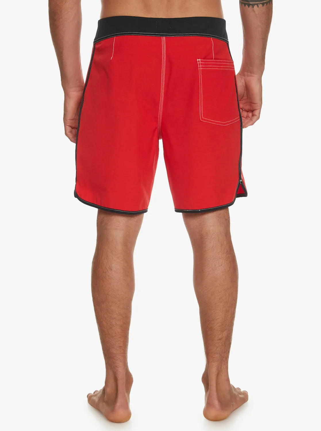 Original Scallop 18" Boardshorts - High Risk Red