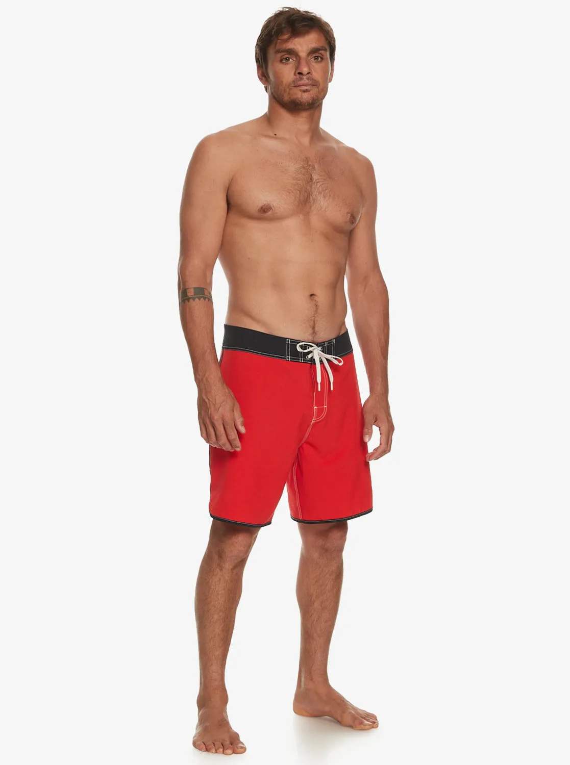 Original Scallop 18" Boardshorts - High Risk Red