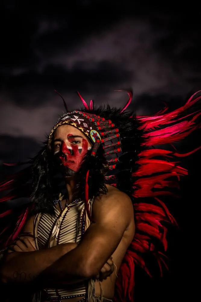 Red War Bonnet - 130cm