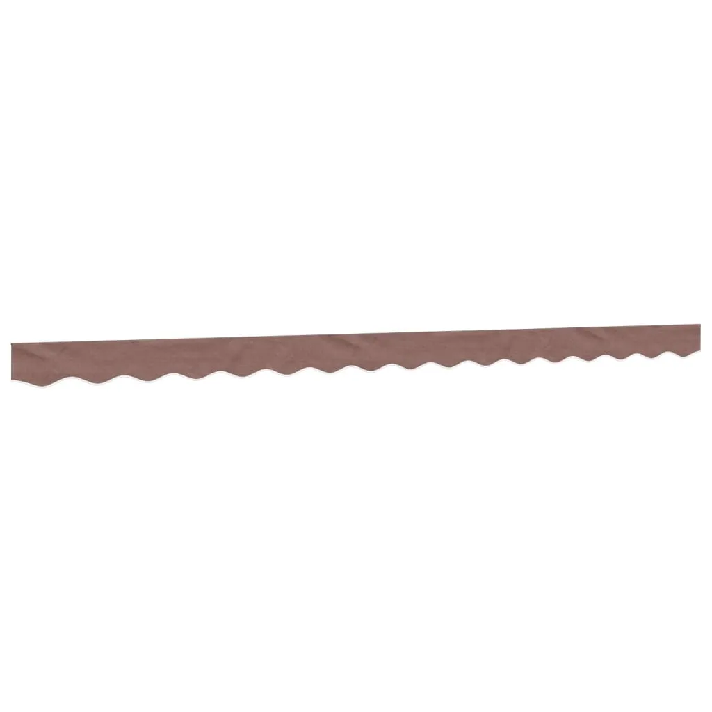 Replacement Fabric for Awning Valance Brown Stripe 4 m