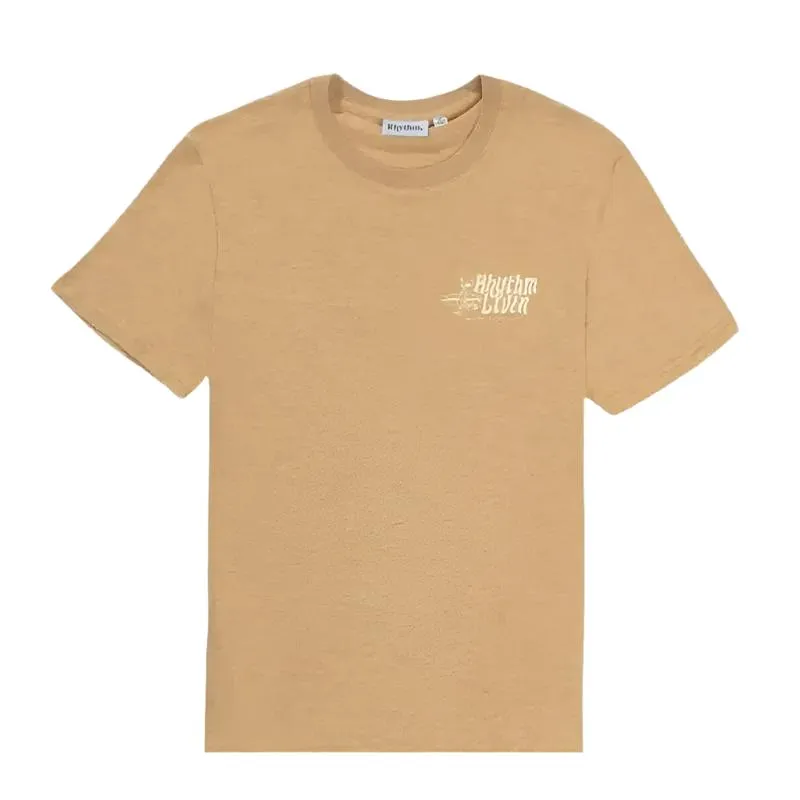 RHYTHM T-Shirt Livin Slub (Small - XLarge) Latte