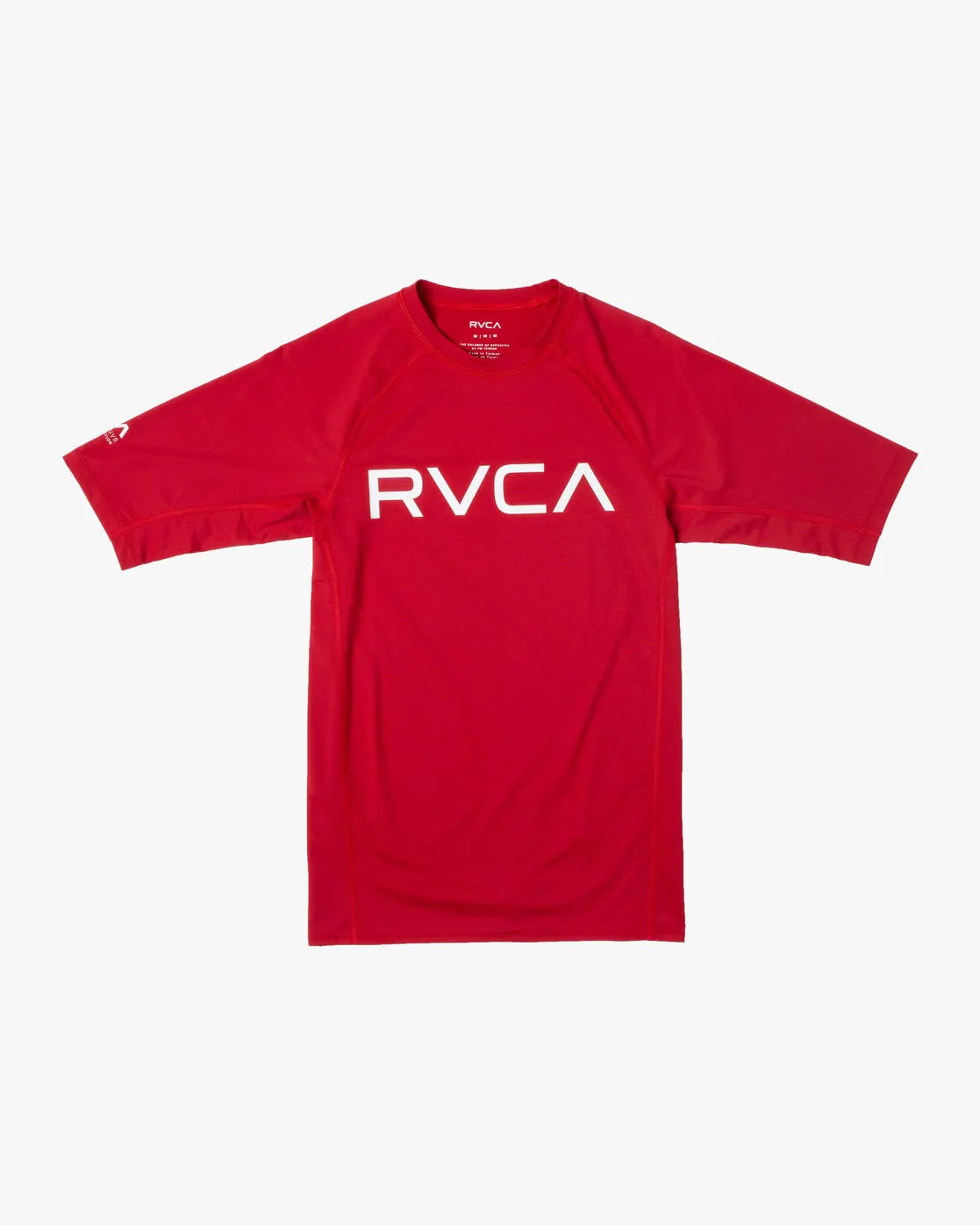 RVCA Short Sleeve Rashguard - Red