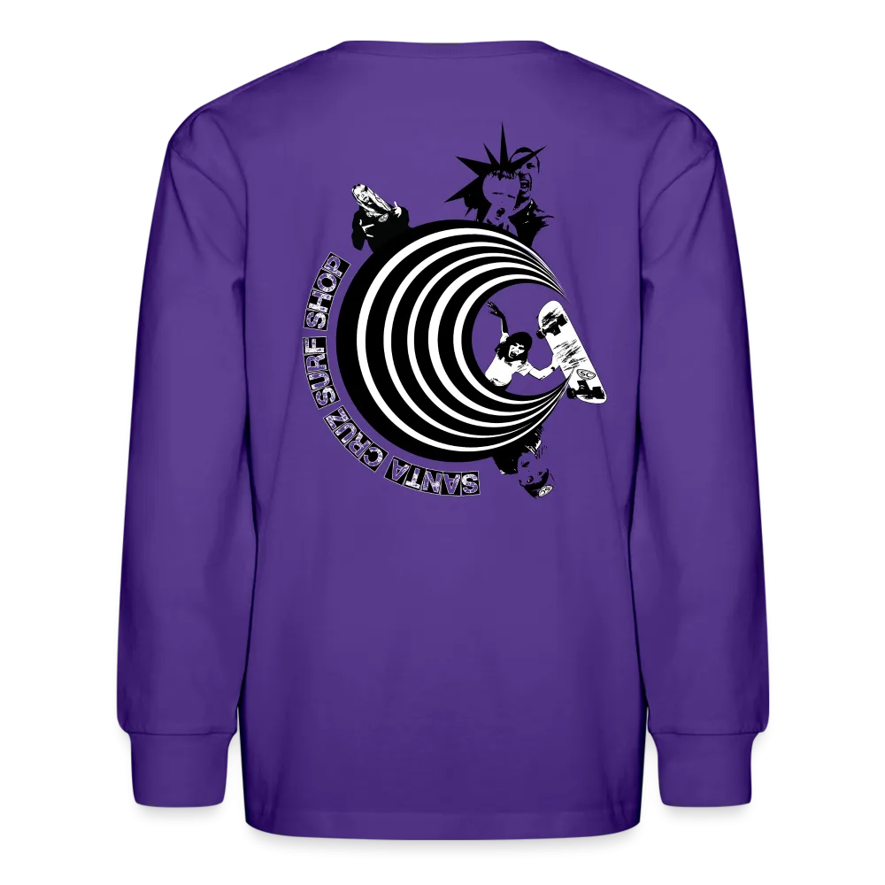 Santa Cruz Surf Shop PUNK Kids' Long Sleeve T-Shirt