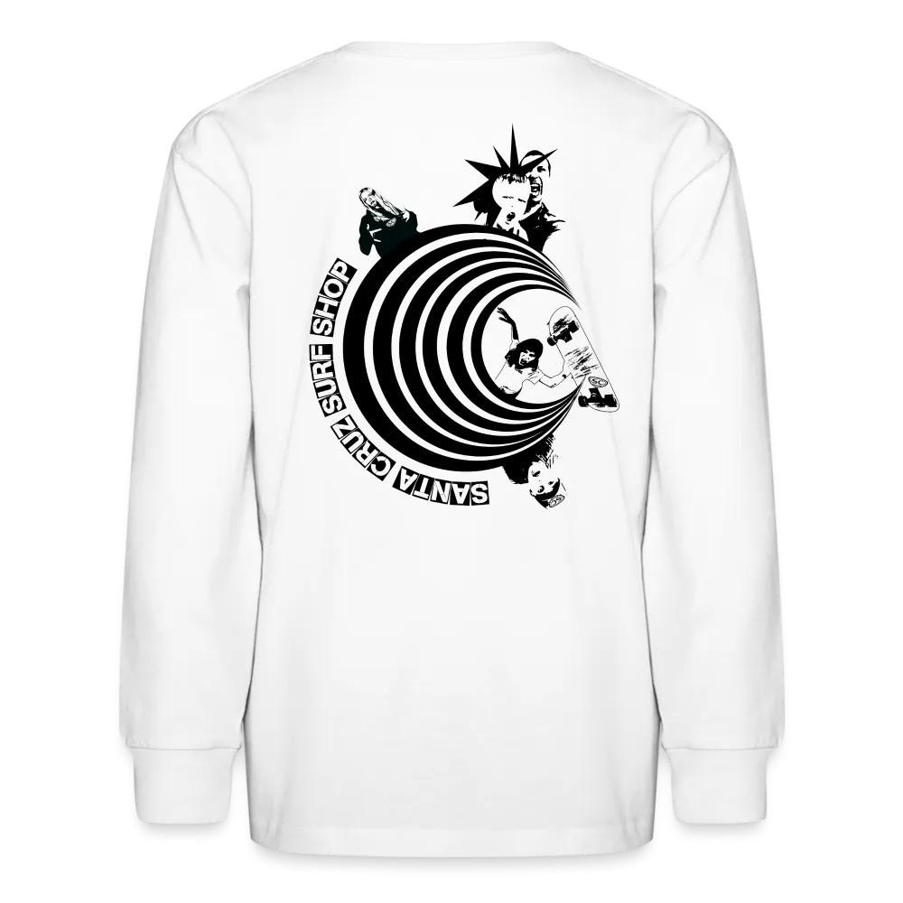 Santa Cruz Surf Shop PUNK Kids' Long Sleeve T-Shirt