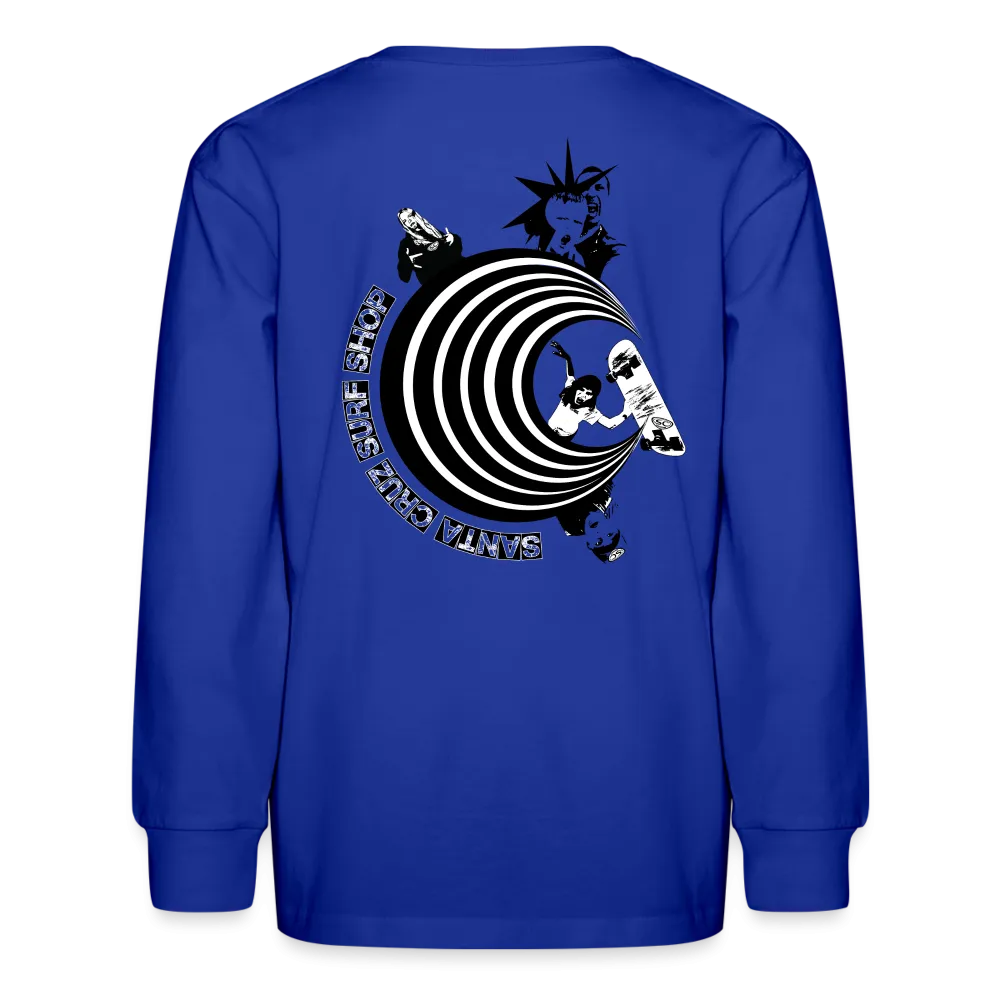 Santa Cruz Surf Shop PUNK Kids' Long Sleeve T-Shirt