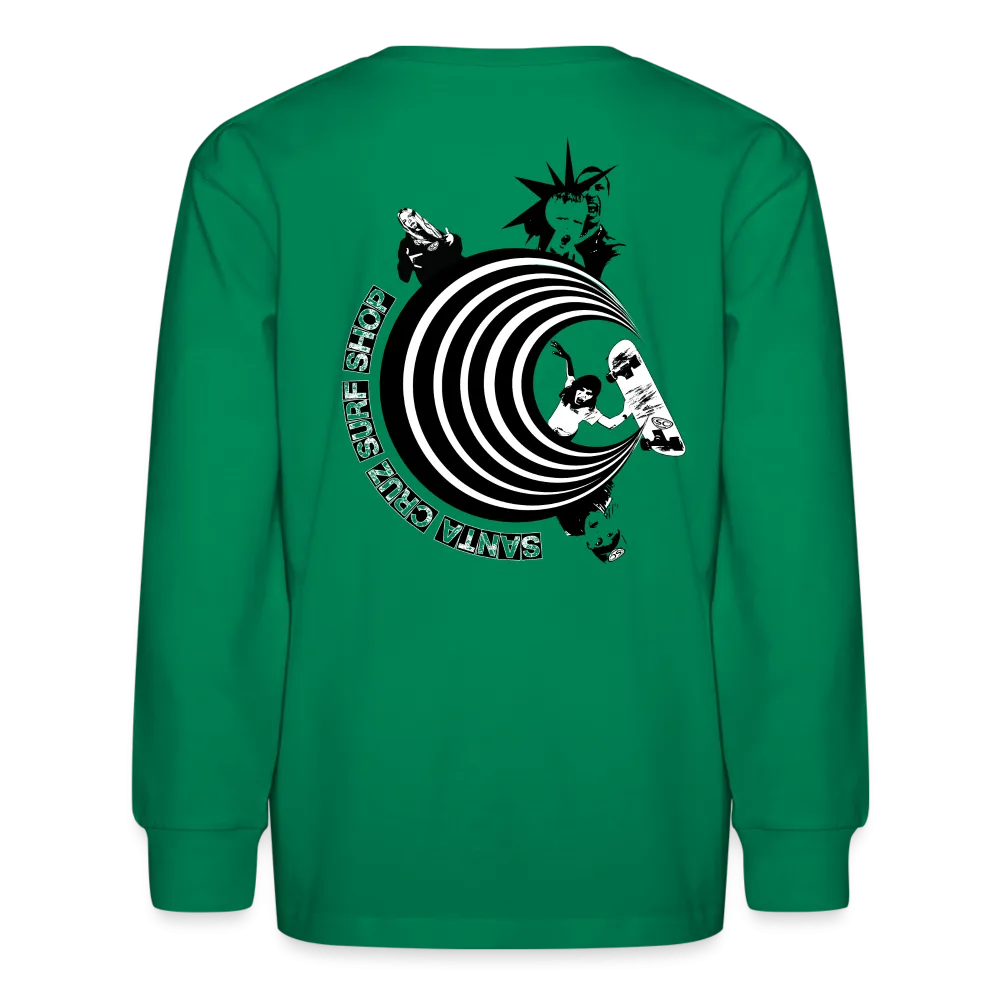 Santa Cruz Surf Shop PUNK Kids' Long Sleeve T-Shirt