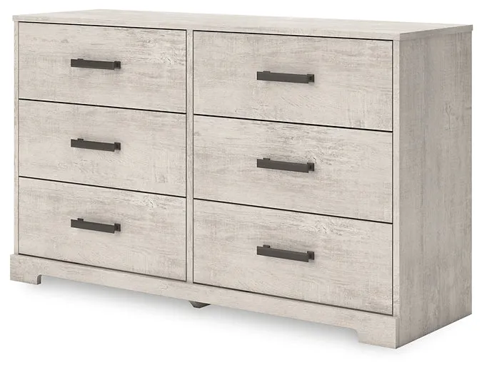 Shawburn Full Panel Headboard with Dresser and Nightstand