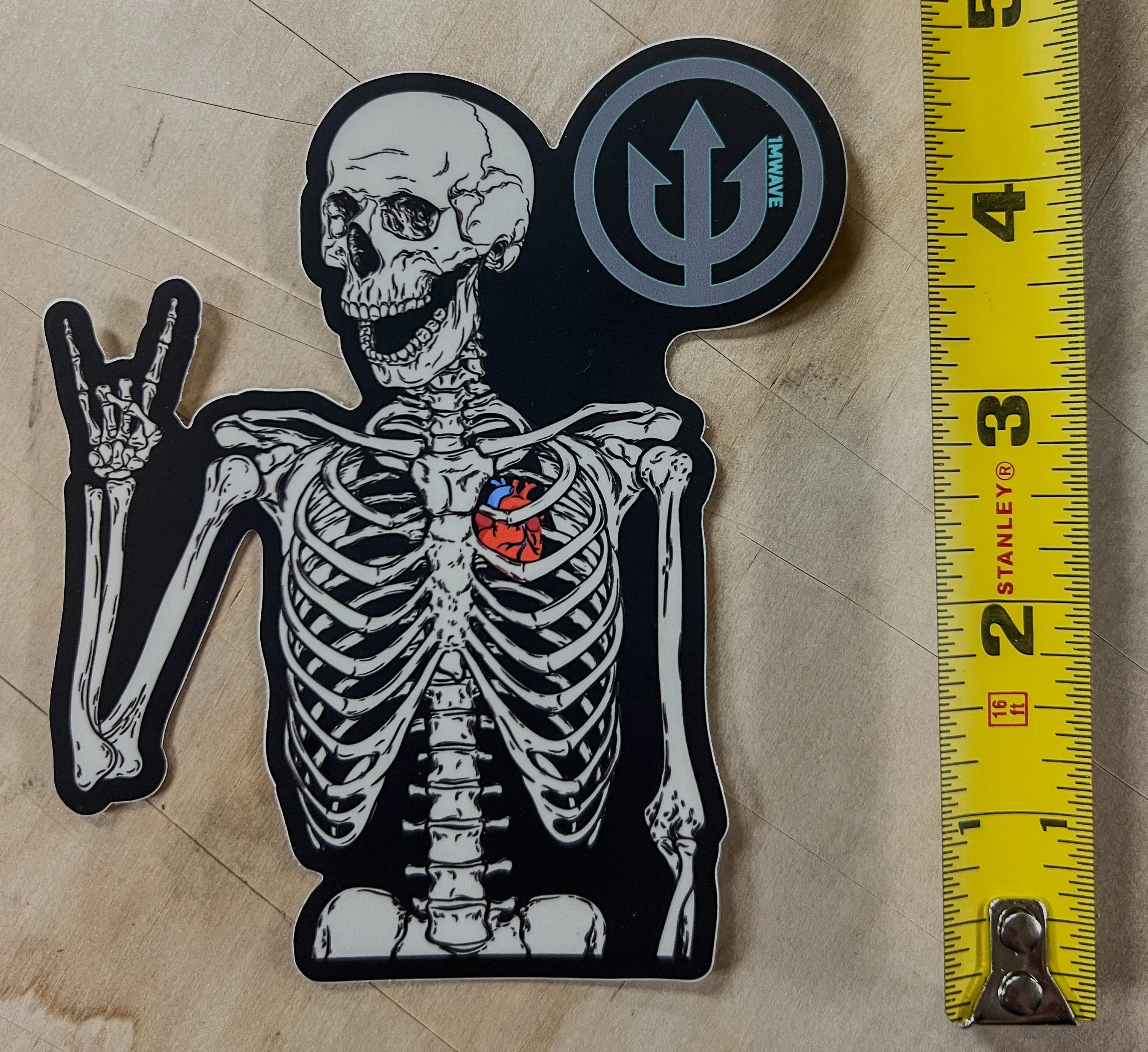 Skeleton Love sticker