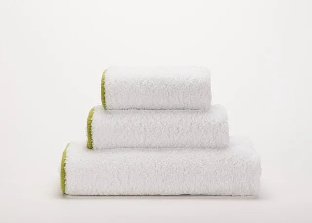 Surf Hand Towel 17X30 Apple Green 165 by Abyss