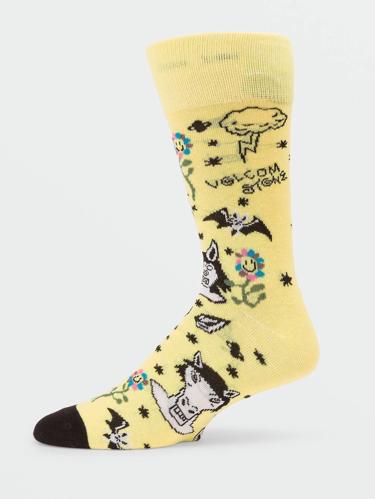 Surf Vitals Ozzy Socks - Glimmer Yellow
