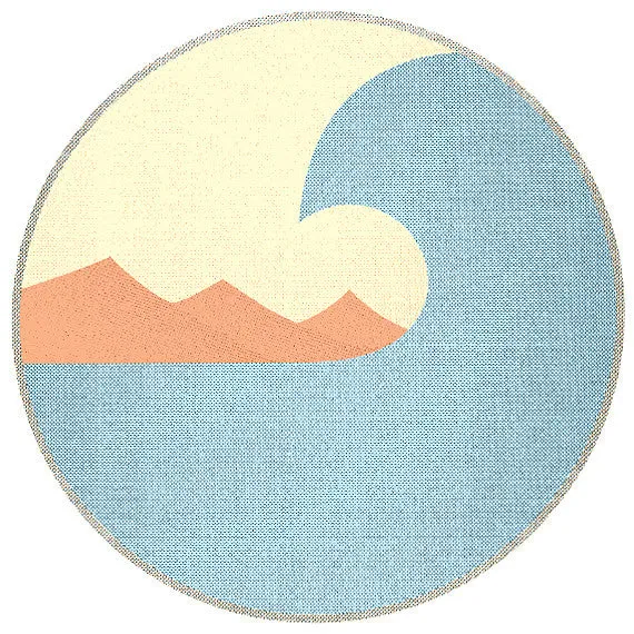 Surfing Art Print "Wavescape"