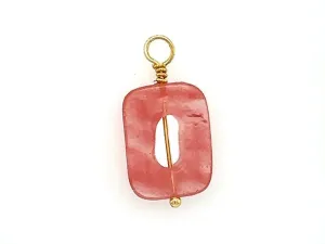 Vintage | Red Aventurine Open Oval